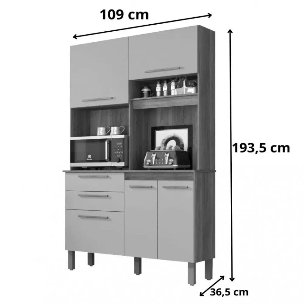 Armário de Cozinha Completa Dubai Salleto