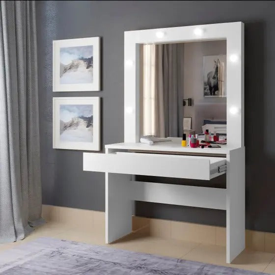 Penteadeira Camarim com Espelho Romance Mavaular