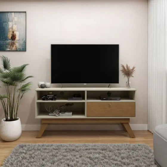 Rack para TV até 50 Polegadas 1 Porta Houston - Valdemóveis