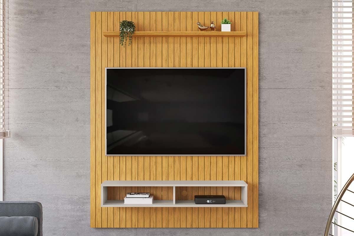 Painel Ripado Aston Tv até 55 Dj Móveis