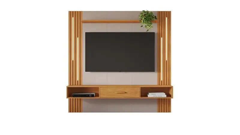 Painel para TV até 65" com 01 Gaveta Louvor JCM Movelaria