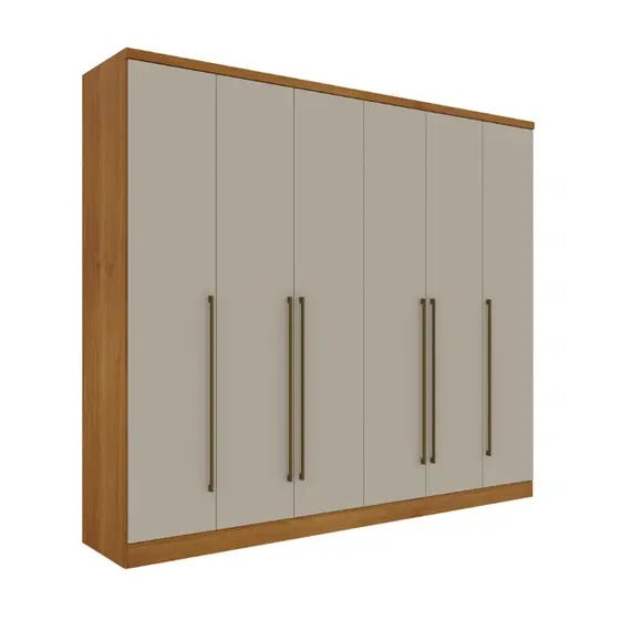 Guarda roupa casal 6 portas 8 gavetas sevilla - TCIL MÓVEIS