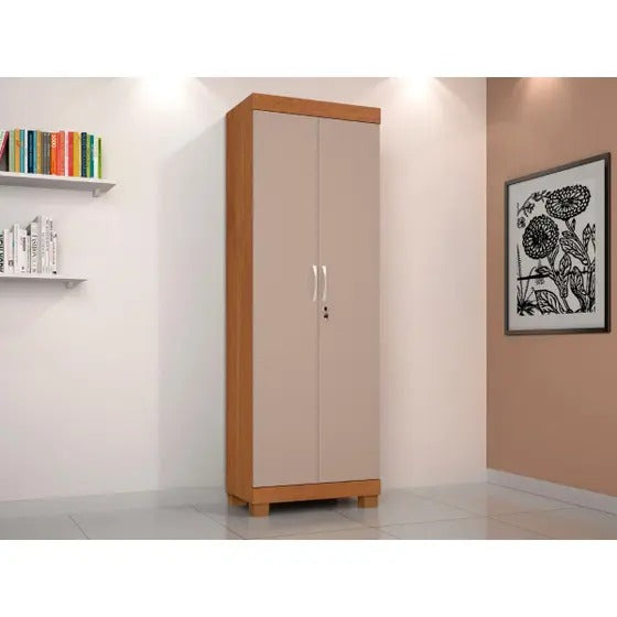 Armário Multiúso Mucuri 2 Portas 5 Prateleiras- Jcm