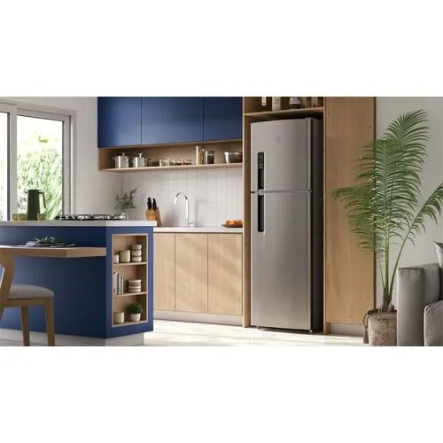 Geladeira Electrolux Frost Free 400L AutoSense Duplex Inox Look (TF44S)
