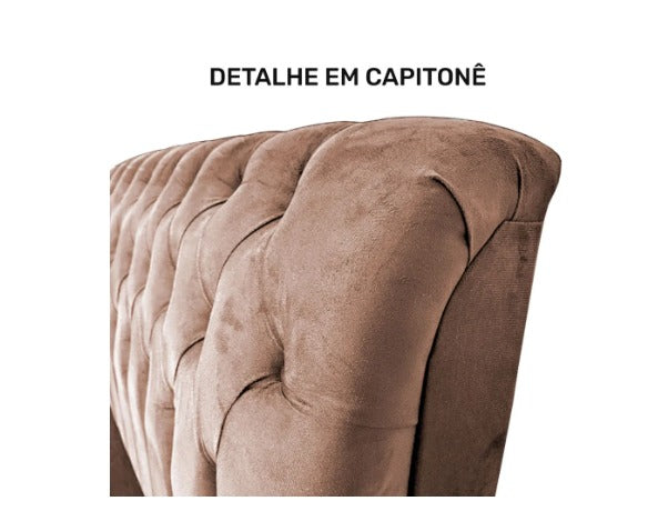 Cabeceira Queen 1,60m Estofada Paris - MDP ESTOFADOS