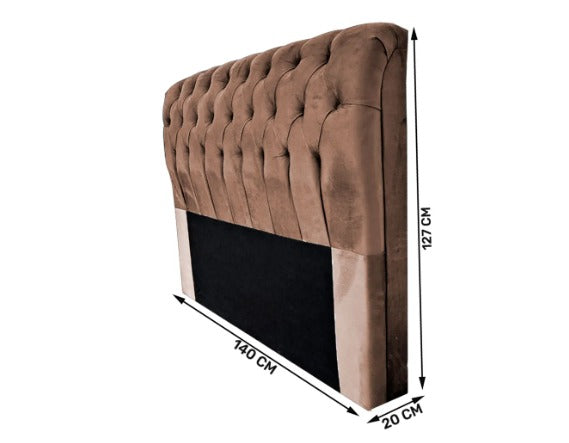 Cabeceira Queen 1,60m Estofada Paris - MDP ESTOFADOS