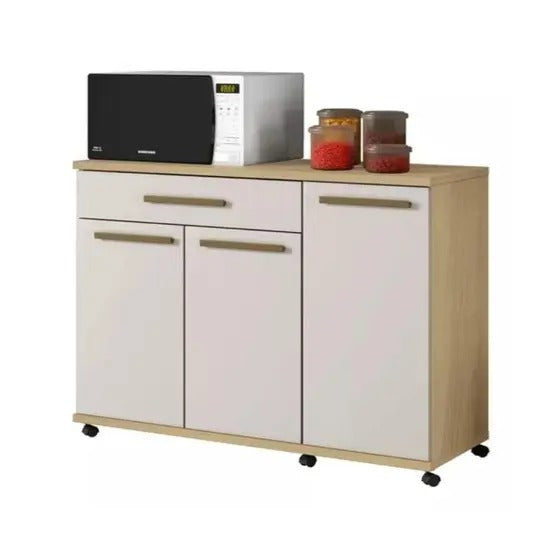 Balcão 3 Portas 1 Gaveta Parati Arte Móveis