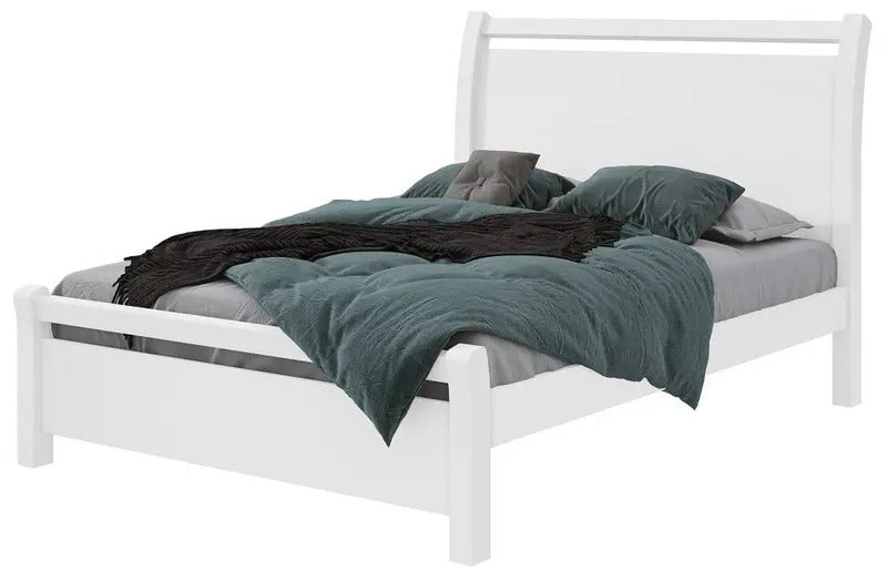 Cama Casal Reali 140 Amêndoa Clean - Lopas