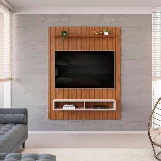 Painel Ripado Aston Tv até 55 Dj Móveis