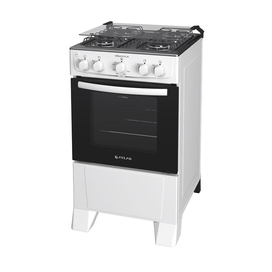 Fogão 4 Bocas Atlas Branco Mônaco Top