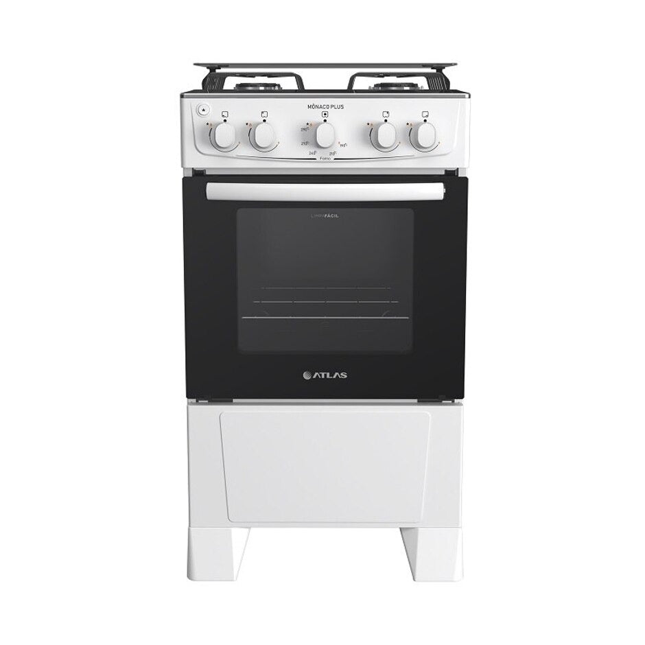 Fogão 4 Bocas Atlas Branco Mônaco Top