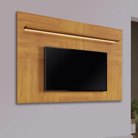 Painel Napoles para TV até 75 Polegadas com LED Mavaular Naturale