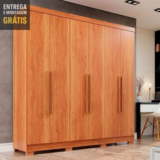 Guarda Roupa Casal 6 Portas Recife Salleto