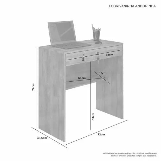 Escrivaninha Andorinha - JCM Movelaria