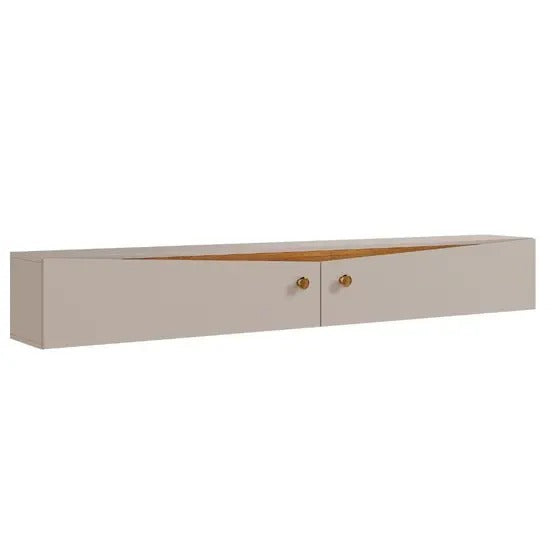 Painel para TV Ripado Riso com Nicho 65 Polegadas JCM Movelaria