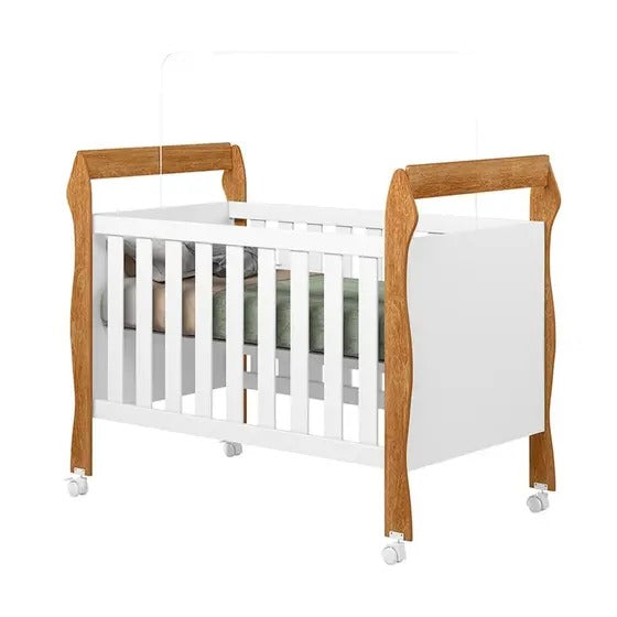 Berço Mini Cama 3 em 1 Soninho Branco - Tigus Baby