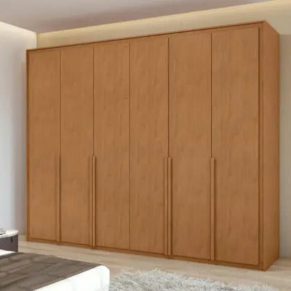 Guarda Roupa Casal 6 Portas 100% MDF Imperatore Lopas