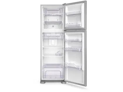 Geladeira Electrolux Frost Free 400L Turbo Congelamento Duplex Cor Inox DFX44