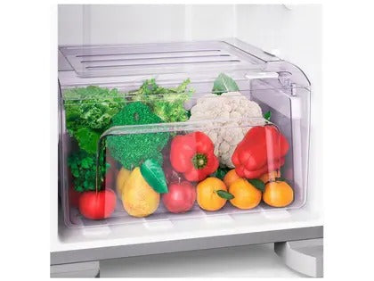 Geladeira Electrolux Frost Free 400L Turbo Congelamento Duplex Cor Inox DFX44