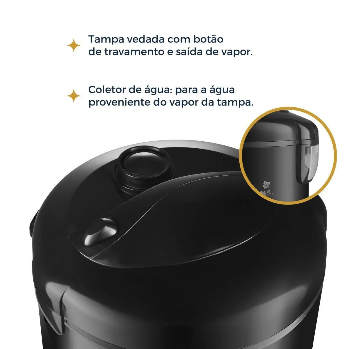 Panela Elétrica de Arroz Britânia Prime Preta 5 Xícaras PA5