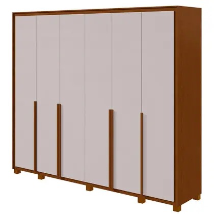 Guarda Roupa Casal 6 Portas 100% MDF Imperatore Lopas